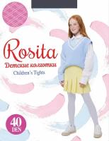 Колготки Rosita Регги, 40 den, размер 12-13, синий, серый