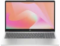 Ноутбук HP 15-fc0007nia AMD Ryzen 7 7730U, 2.0 GHz - 4.5 GHz, 8192 Mb, 15.6" Full HD 1920x1080, 512 Gb SSD, DVD нет, AMD Radeon Graphics, No OS, серебристый, 1.59 кг, 7P9F7EA