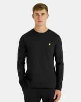 Лонгслив Lyle & Scott “Plain L/S T-Shirt” мужской однотонный хлопок 100%