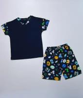 Пижама для мальчика Светлячок-С р-р. 92-98 Буквы