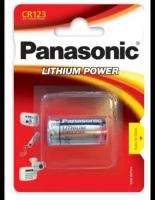 Батарейка Panasonic Lithium Power CR-123 литиевая 1 шт