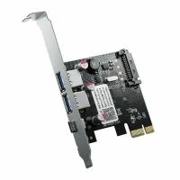 Контроллер ORICO PCI-E черный (ORICO-PNU-2A1C-BK-BP)