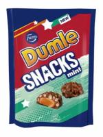 Конфеты Fazer Dumle snacks mint мягкий ирис в молочном шоколаде с мятой и крекерами 100 г (из Финляндии)