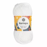 5 Мотоков Пряжа Kartopu BAMBU SAKURA 51% Акрил, 49% Бамбук 100 гр. - 220 м. цвет - 010