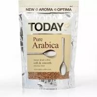 Кофе растворимый Today Pure Arabica сублимированный, пакет, 150 г