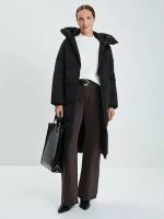 Zarina Дутое пальто, цвет Черный, размер XL (RU 50), 3421454114-50