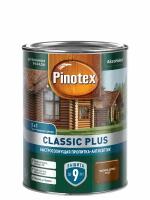 Пропитка декоративная для защиты древесины Pinotex Classic Plus 3 в 1 тиковое дерево 1 л