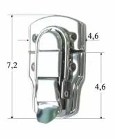 Защелка чемоданная хром (1 шт)