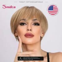 Парик Smilco каре с челкой русый светлый орех