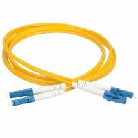 Патч-корд оптический (optic patch cord) LC/UPC-LC/UPC SM 9/125мкм одномодовый (duplex) 2 метра