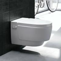 Унитаз Geberit AquaClean mera comfort 146.214.11.1 подвесной безободковый с крышкой-биде с микролифтом с системой удаления запахов