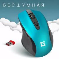 Мышь беспроводная Defender Prime MB-053 Бирюзовый (52054)