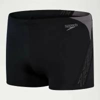 Speedo Плавки-шорты Speedo Hyper Boom Splice Aquashorts 34 50, черный/серый