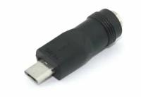 Переходник 5,5x2,1 мама на Micro USB папа 5 Pin