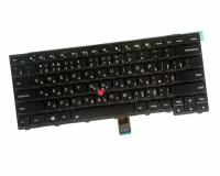 Клавиатура ZeepDeep для ноутбука Lenovo ThinkPad T440, T440P, T440S, T450, T450s, T431s, E431, T460, L440, L450, L460 black с подсветкой