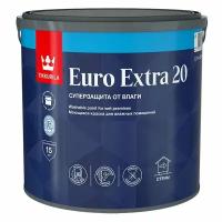 TIKKURILA EURO EXTRA 20 краска моющаяся для влажных помещений, база A (2,7л)