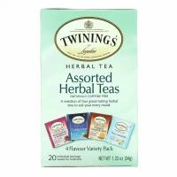 Twinings, Ассорти из травяных чаев, смешанный набор, без кофеина, 20 чайных пакетиков, 34 г (1,23 унции)