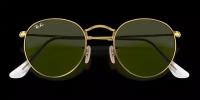 Солнцезащитные очки Ray-Ban Ray-Ban RB 3447 001 RB 3447 001, зеленый, золотой