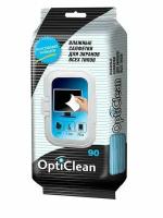 Влажные салфетки OptiClean для экранов всех типов (90шт х уп), 4уп