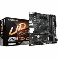 Материнская плата Gigabyte A520M DS3H V2, AM4, AMD A520, Micro ATX