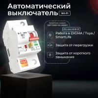 Умный WIFI автоматический выключатель PS-link MCB-1P