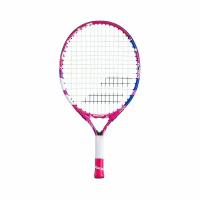 Ракетка для большого тенниса детская BABOLAT B`FLY 19 Gr0000, для 4-6 лет, алюминий, со струнами, розовый