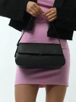 Черная женская сумка Fabia от Franchesco Mariscotti из натуральной кожи
