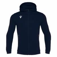 Олимпийка спортивная MACRON CELLO FULL ZIP HOODED SWEATSHIRT NAVY (XL)