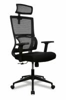 Офисное кресло College CLG-435 MXH-A для персонала, макс. нагрузка 120 кг, вес 14 кг, подлокотник регулируется по высоте CLG-435 MXH-A Black черный