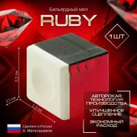 Бильярдный мел "Ruby" А. Меписашвили (серый)