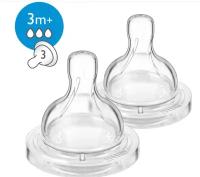 Соска Philips Avent Anti-colic средний поток, 3 мес.+, 2 шт