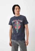 Футболка Superdry MOTLEY CRUE BAND TEE, размер M, черный, серый