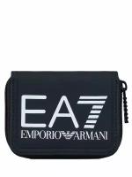 Кошелек EA7 Emporio Armani Zip Around Wa Black/White Logo