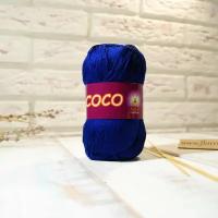 Пряжа Vita Cotton Coco, 3857 синий, 50 г, 240 м, 100% хлопок, 1 шт