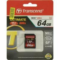 Карта памяти Transcend SDXC Memory Card 64Gb UHS-I Class10