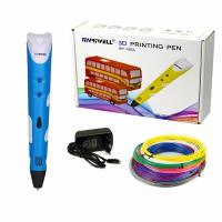 Myriwell Ручка 3D Myriwell RP100A, пластик ABS - 3 цвета, синяя, картонная упаковка