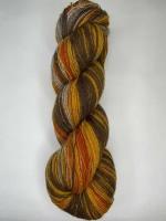 Пряжа для вязание шерсть 8/1 Grey-Orange 125-135 г