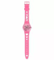 Наручные часы swatch, розовый