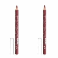 Карандаш для губ LUXVISAGE Lip Liner, 45 натуральный розовый. 2шт