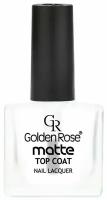 Golden Rose Лак для ногтей Matte Top Coat, 11 мл