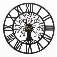Часы настенные из металла "Древо жизни", плавный ход, d-40 см 10120732