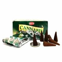 Благовония конусы Cannabis HEM 10 шт 4 упаковки