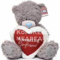 Мишка Тедди G01W3890 "Me To You" с вязаным сердцем 30 см