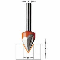 Фреза гравировальная 60° D=12,7 I=11,0 S=8,0 L=57,0 CMT 958.001.11