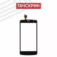 Сенсорное стекло (тачскрин) для мобильного телефона (смартфона) ZTE Blade L5 (T520), 5", черное