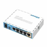 Маршрутизатор Wi-fi MikroTik hAP ac Lite RB952Ui-5ac2nD, AC750,USB,PoE