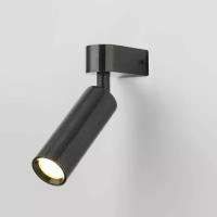 Спот / Настенный светодиодный светильник с поворотным плафоном Eurosvet Pitch 20143/1 LED, 3 Вт, 4200 К, цвет черный жемчуг, IP20