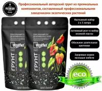 Грунт для Антуриумов UltraEffect Plus Expert комплект 2х3л. Премиальный авторский грунт от "СуровогоБотаника" для пересадки и выращивания Антуриума