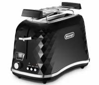 Тостер DeLonghi Brillante CTJ 2103. BK 900 Вт, черный