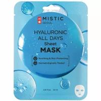 MISTIC HYALURONIC ALL DAYS Sheet mask Тканевая маска для лица с гиалуроновой кислотой 24мл